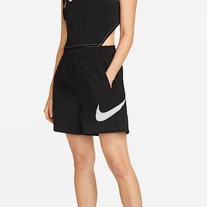 Nike Black High Waist Performance Shorts